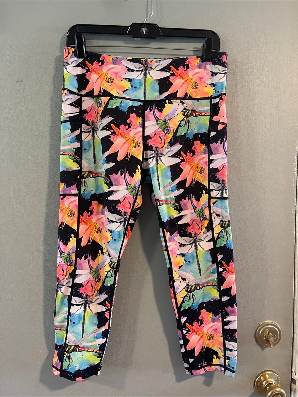 Constantly Varied Gear CVG Dragonfly Capri Leggings Size L